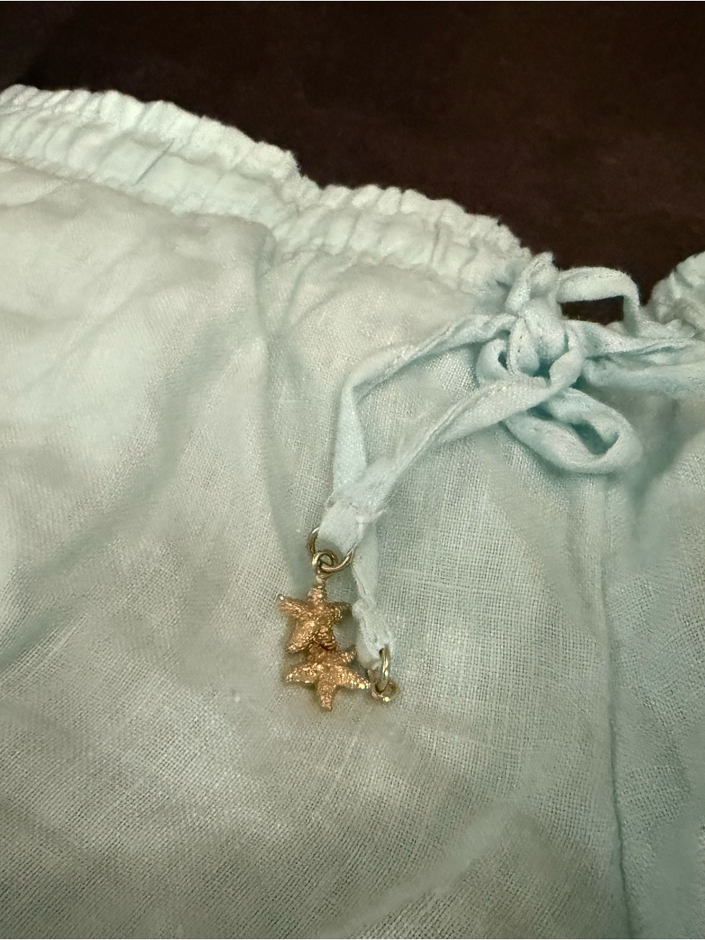Lilly Pulitzer Linen Shorts with Drawstrings with charms - Picture 3 of 5